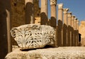 Libya Ã¢â¬â Leptis Magna, detail of column